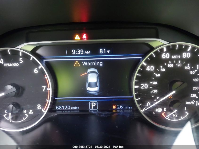 2021 Nissan Altima Sv Fwd VIN: 1N4BL4DV3MN335457 Lot: 39518726