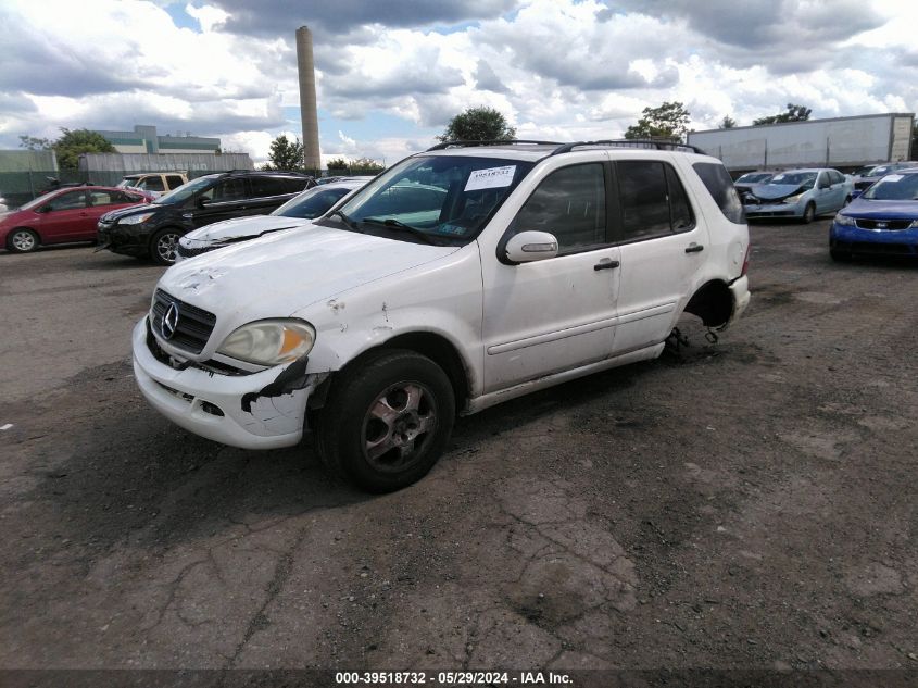 2002 Mercedes-Benz Ml 320 VIN: 4JGAB54E02A303077 Lot: 39518732