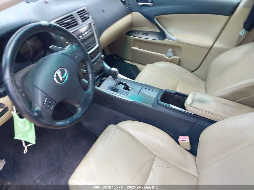2008 Lexus Is 250 VIN: JTHBK262585074051 Lot: 39518735