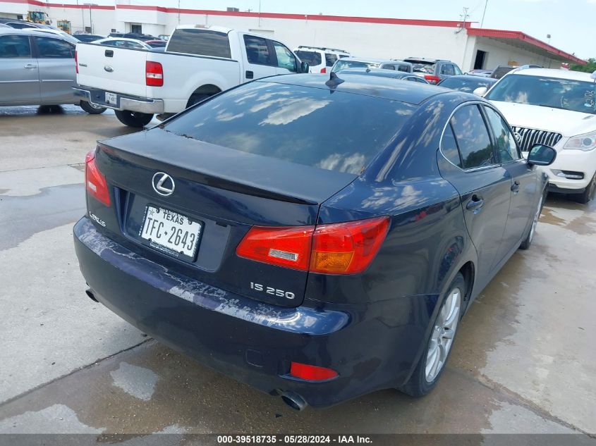 2008 Lexus Is 250 VIN: JTHBK262585074051 Lot: 39518735