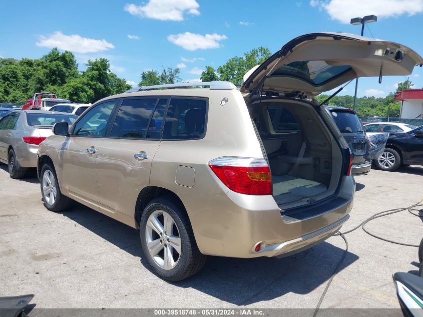 2008 Toyota Highlander Limited VIN: JTEES42A982093156 Lot: 39518748