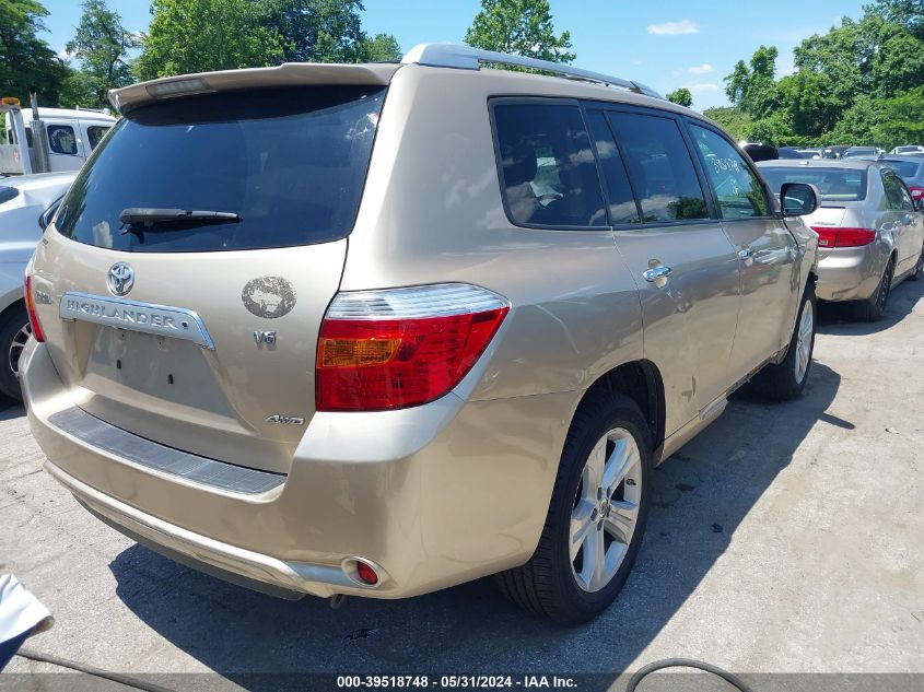 2008 Toyota Highlander Limited VIN: JTEES42A982093156 Lot: 39518748