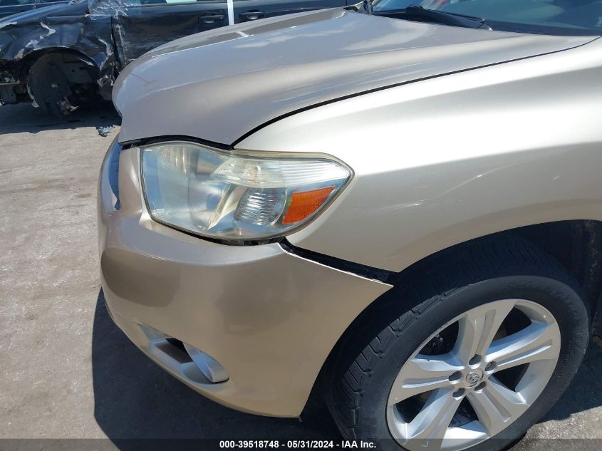 2008 Toyota Highlander Limited VIN: JTEES42A982093156 Lot: 39518748