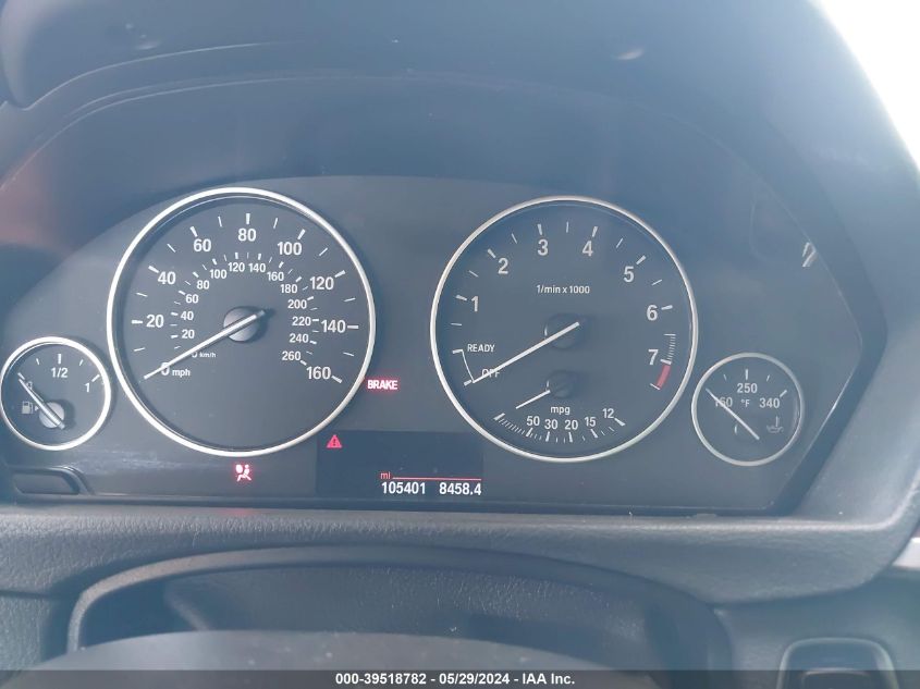 2015 BMW 328I VIN: WBA3A5C58FP604164 Lot: 39518782