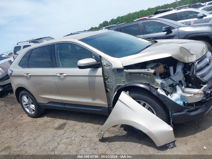 2018 Ford Edge Sel VIN: 2FMPK3J99JBB93297 Lot: 39518790