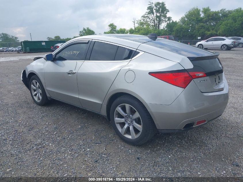 2010 Acura Zdx VIN: 2HNYB1H48AH500828 Lot: 39518794