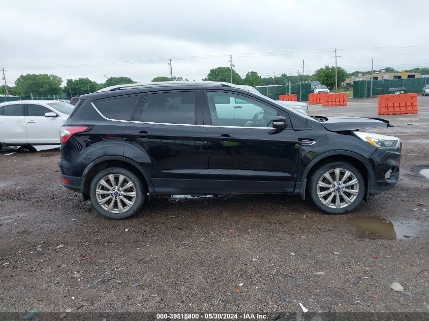 2017 Ford Escape Titanium VIN: 1FMCU9JD8HUC89720 Lot: 39518800