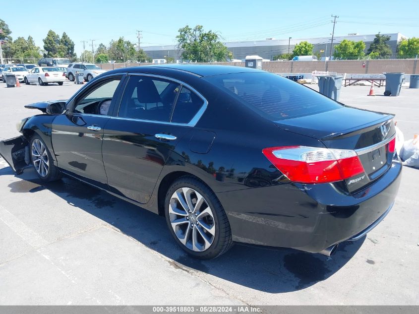 2013 Honda Accord Sport VIN: 1HGCR2F55DA008694 Lot: 39518803