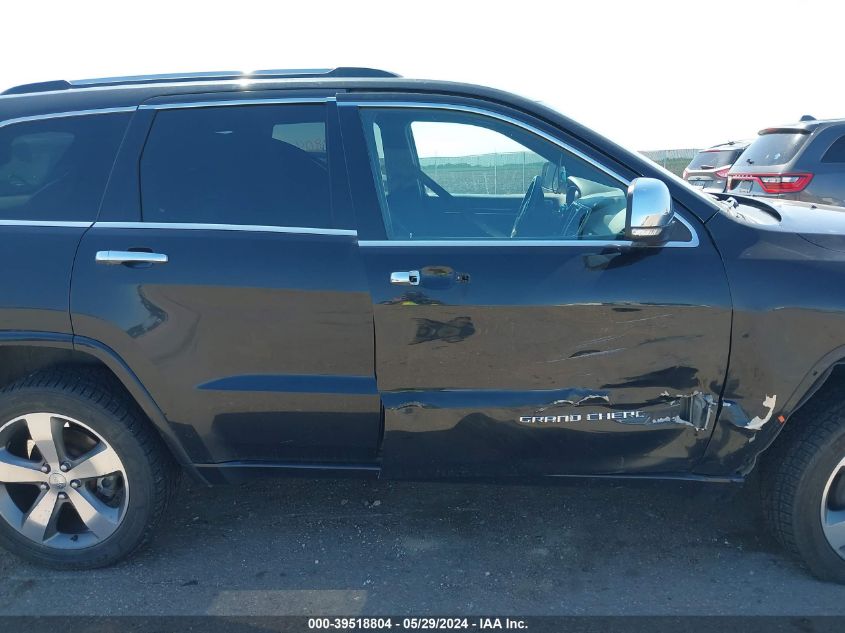 2014 Jeep Grand Cherokee Overland VIN: 1C4RJFCG2EC265153 Lot: 39518804