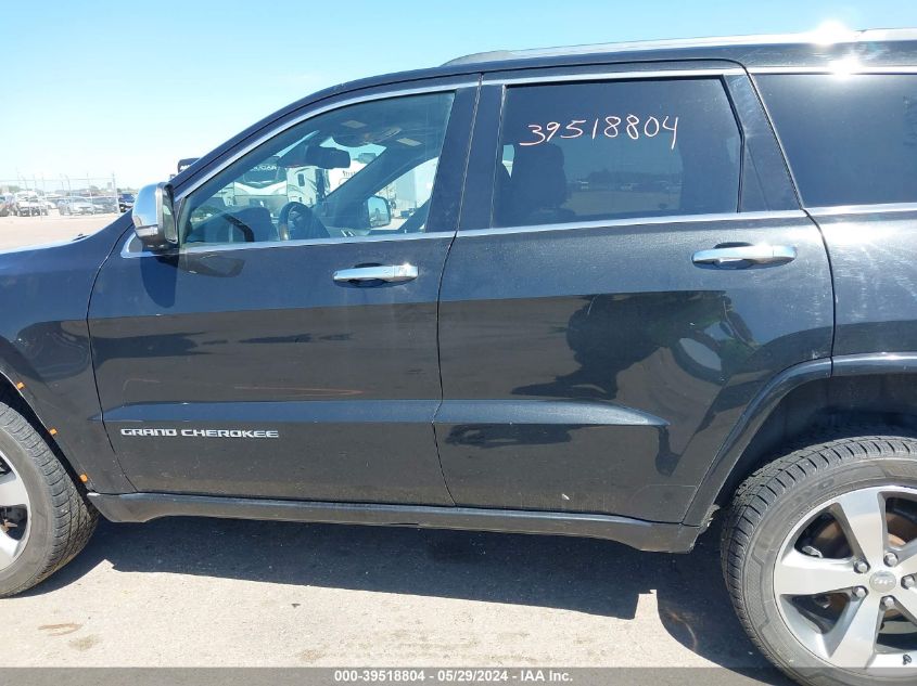 2014 Jeep Grand Cherokee Overland VIN: 1C4RJFCG2EC265153 Lot: 39518804