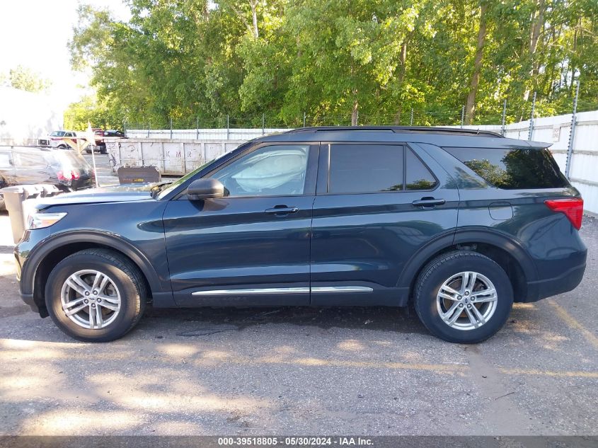 2022 Ford Explorer Xlt VIN: 1FMSK8DH2NGB97183 Lot: 39518805
