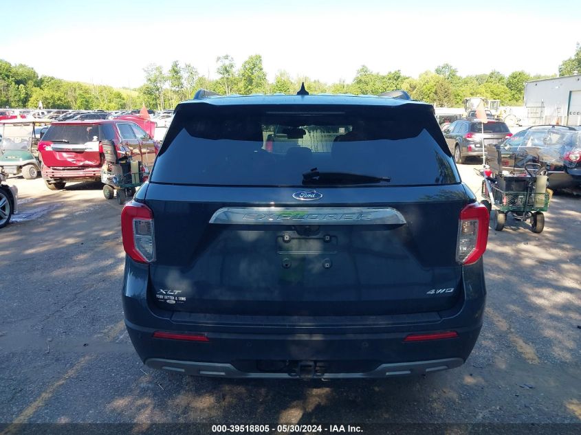 2022 Ford Explorer Xlt VIN: 1FMSK8DH2NGB97183 Lot: 39518805