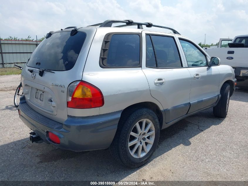 2003 Hyundai Santa Fe Gls/Lx VIN: KM8SC13D43U491055 Lot: 39518809