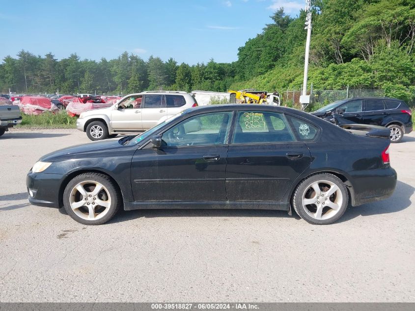 2009 Subaru Legacy 2.5I VIN: 4S3BL616097231409 Lot: 39518827