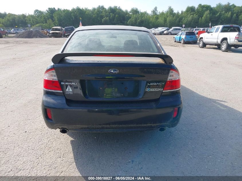 2009 Subaru Legacy 2.5I VIN: 4S3BL616097231409 Lot: 39518827