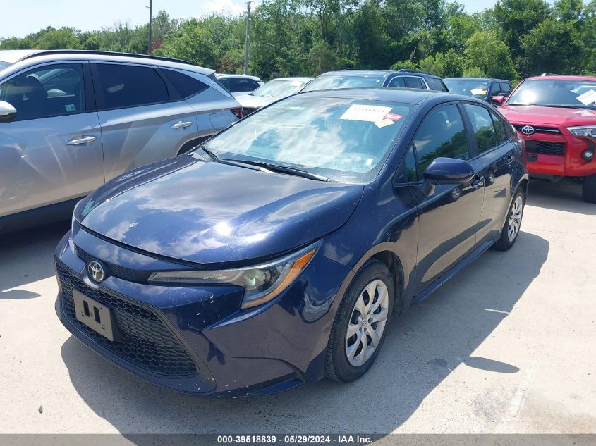 2022 Toyota Corolla Le VIN: 5YFEPMAE7NP286557 Lot: 39518839