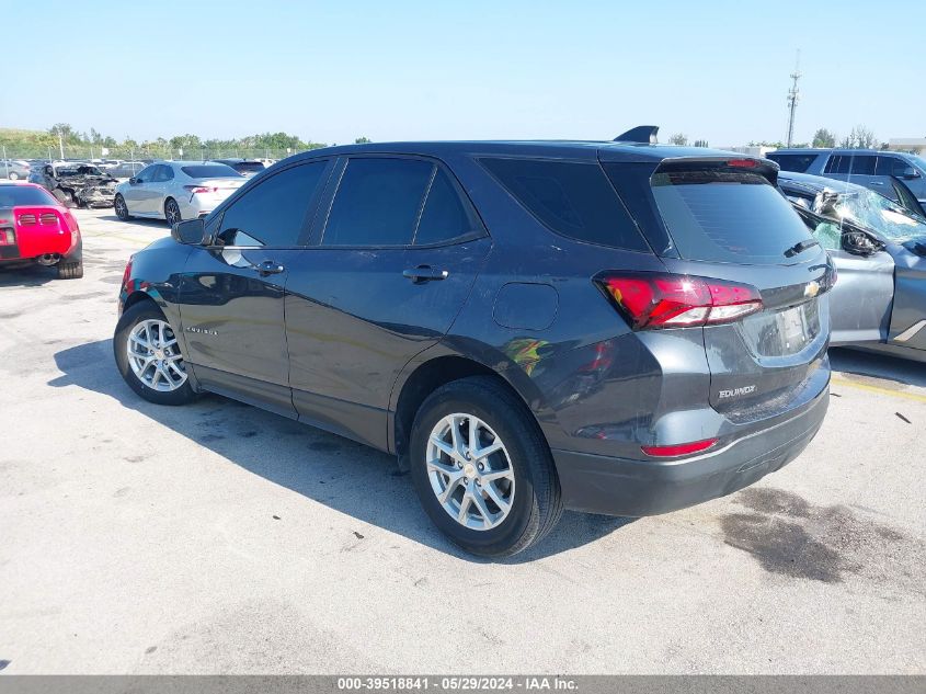 2022 Chevrolet Equinox Fwd Ls VIN: 3GNAXHEV4NS159047 Lot: 39518841