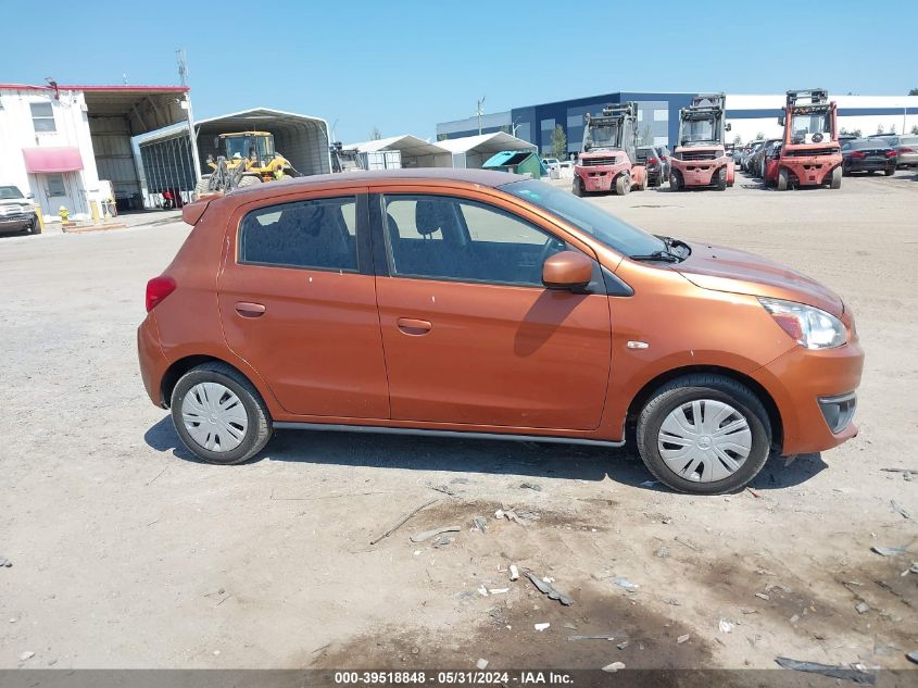 2018 Mitsubishi Mirage Es VIN: ML32A3HJ4JH013991 Lot: 39518848