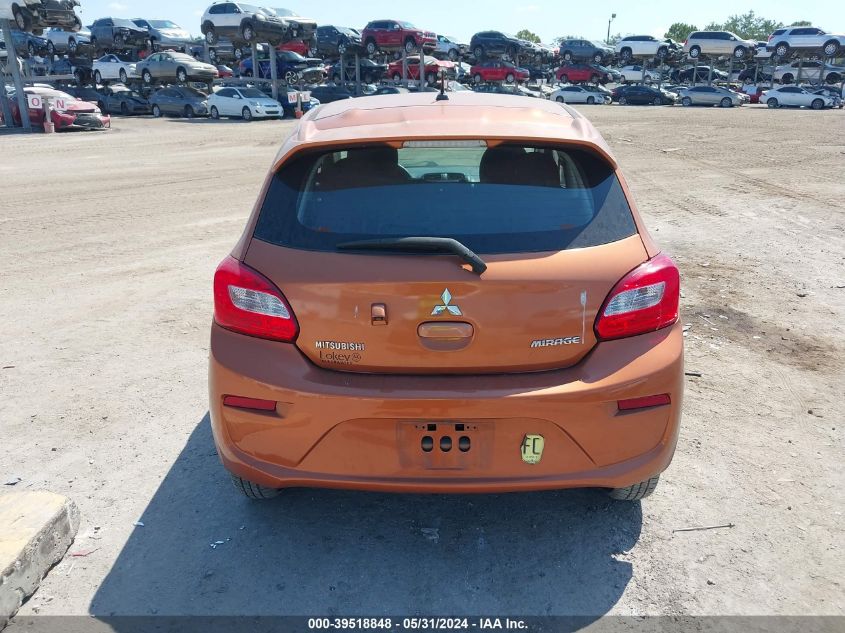 2018 Mitsubishi Mirage Es VIN: ML32A3HJ4JH013991 Lot: 39518848