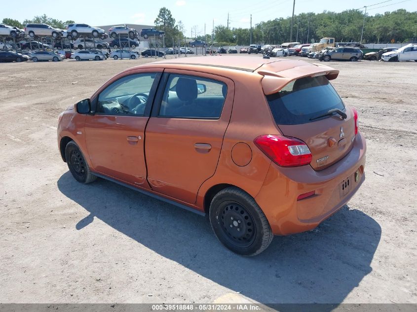 2018 Mitsubishi Mirage Es VIN: ML32A3HJ4JH013991 Lot: 39518848