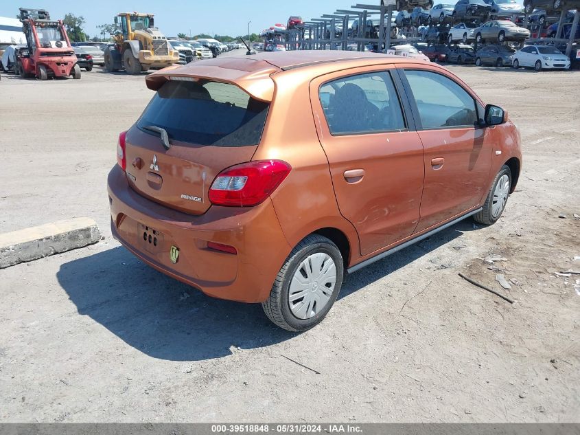 2018 Mitsubishi Mirage Es VIN: ML32A3HJ4JH013991 Lot: 39518848