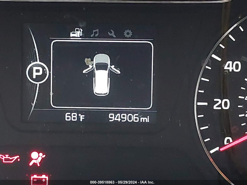 2016 Kia Sorento 2.4L Lx VIN: 5XYPGDA31GG166543 Lot: 39518863