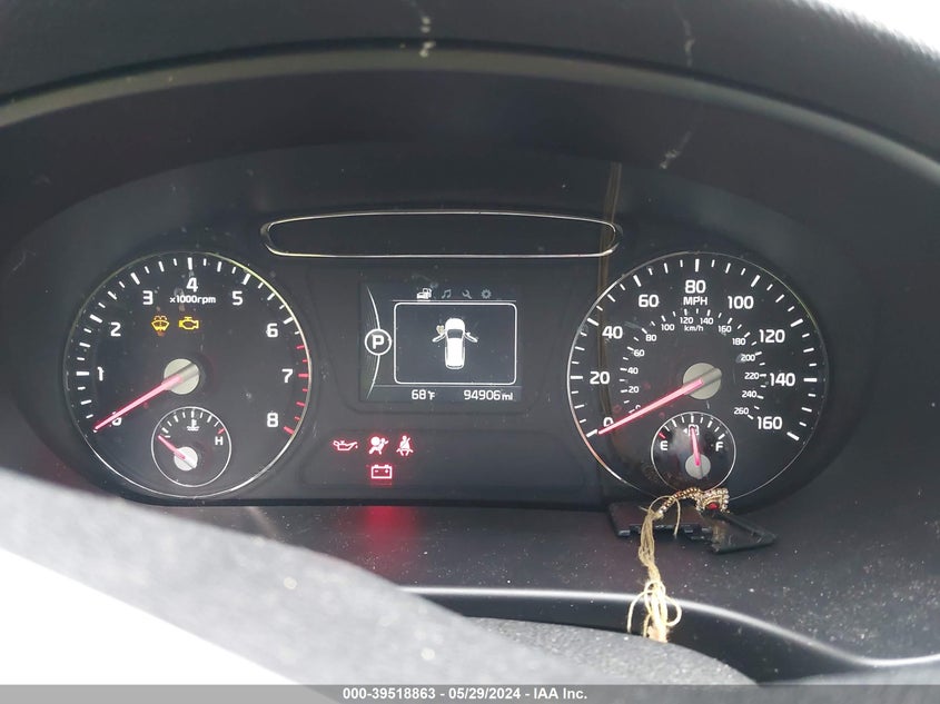 2016 Kia Sorento 2.4L Lx VIN: 5XYPGDA31GG166543 Lot: 39518863