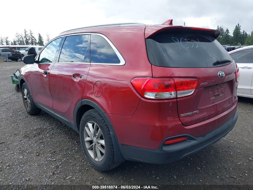 2016 KIA SORENTO 2.4L LX - 5XYPG4A37GG091914