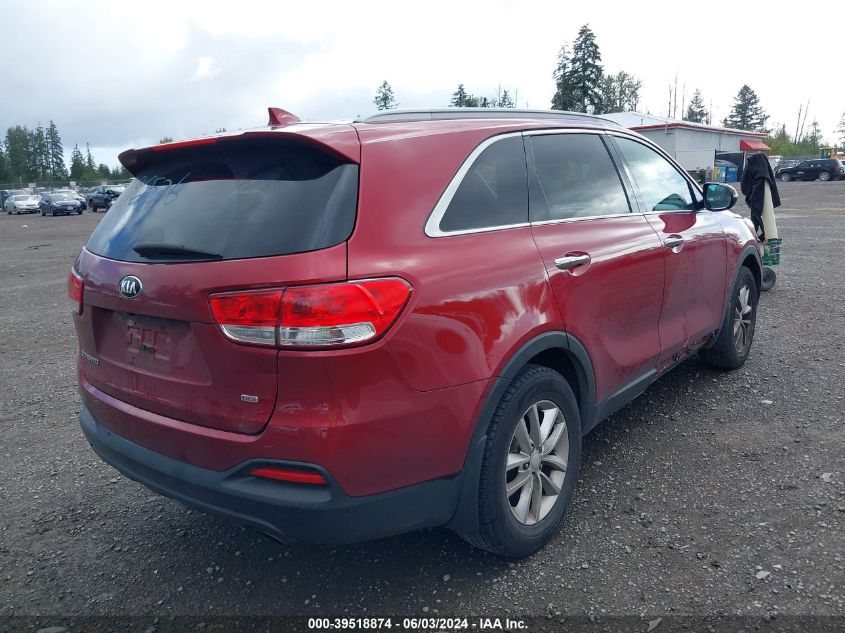 2016 KIA SORENTO 2.4L LX - 5XYPG4A37GG091914