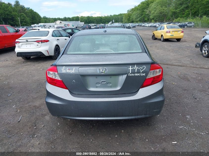 2012 Honda Civic Ex-L VIN: 19XFB2F97CE347214 Lot: 39518882