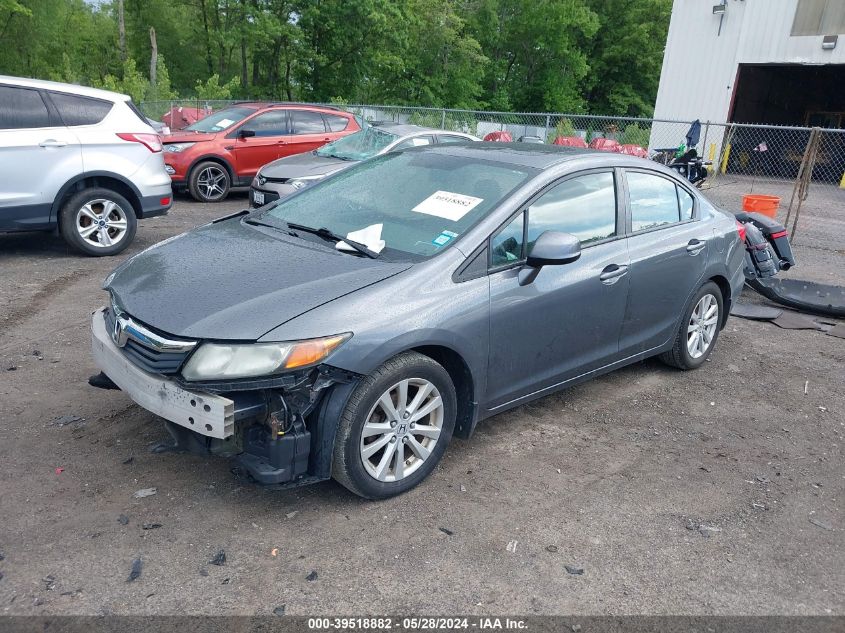 2012 Honda Civic Ex-L VIN: 19XFB2F97CE347214 Lot: 39518882