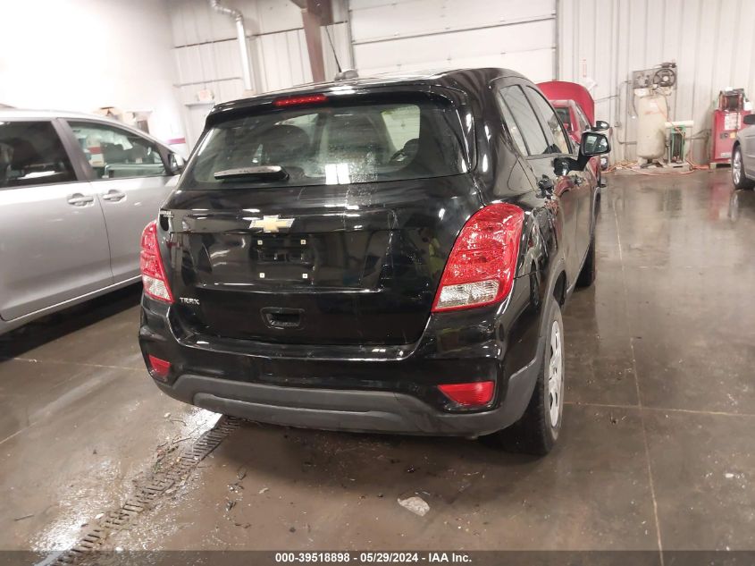 2017 Chevrolet Trax Ls VIN: 3GNCJKSB9HL225771 Lot: 39518898