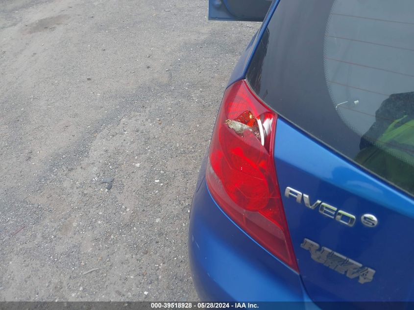 2007 Chevrolet Aveo 5 Ls VIN: KL1TD66677B705108 Lot: 39518928