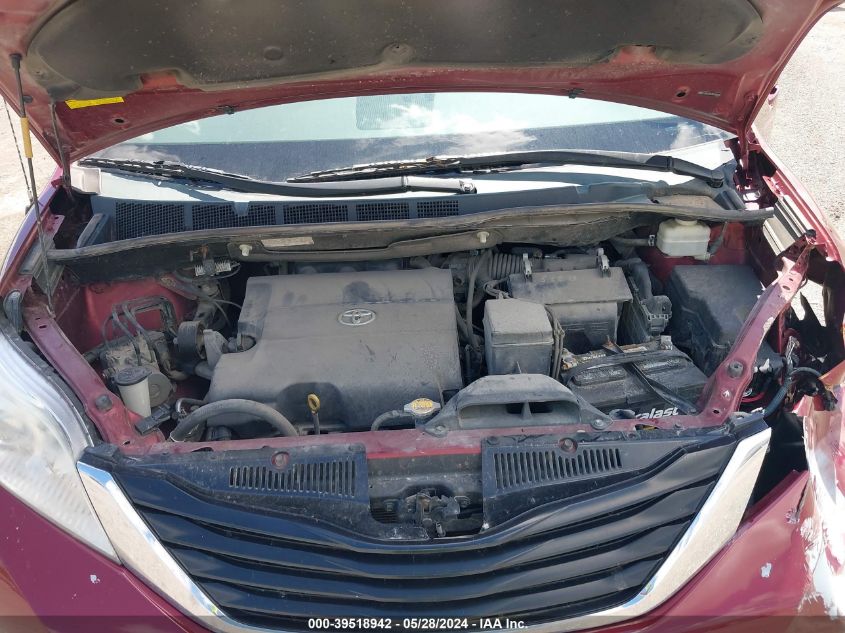 2013 Toyota Sienna Le VIN: 5TDKK3DC1DS356498 Lot: 39518942