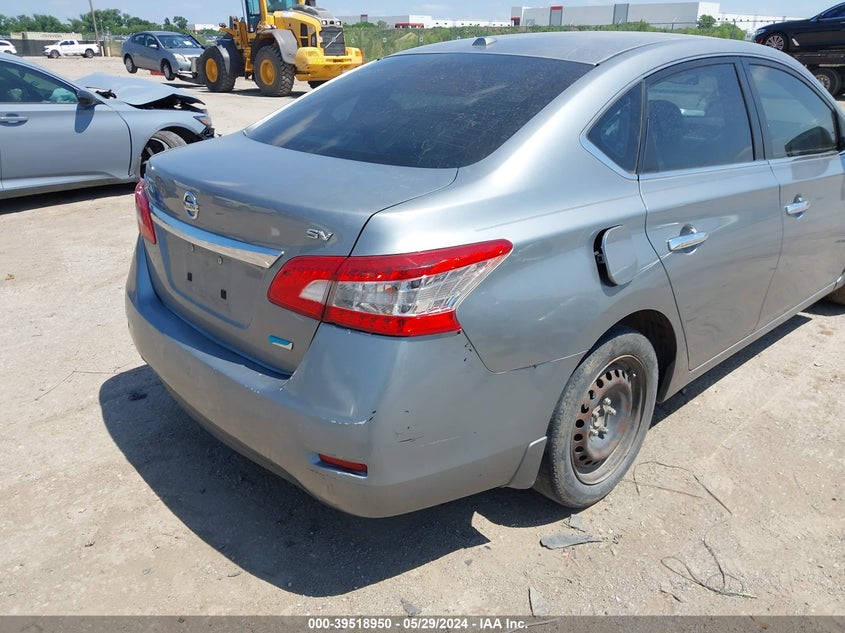 2013 Nissan Sentra Sv VIN: 3N1AB7AP1DL642712 Lot: 39518950