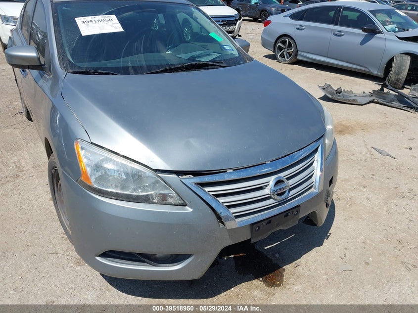 2013 Nissan Sentra Sv VIN: 3N1AB7AP1DL642712 Lot: 39518950