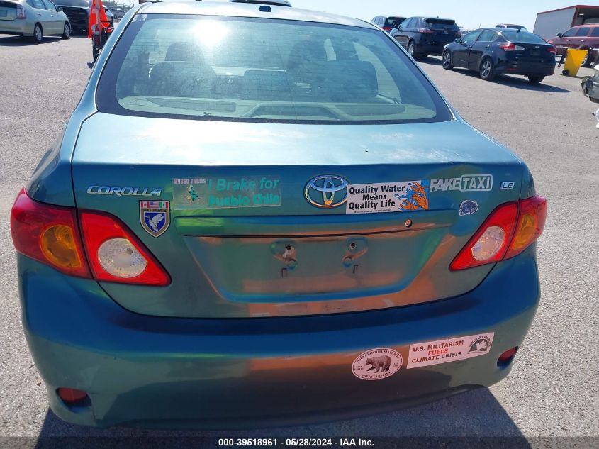 2010 Toyota Corolla Le VIN: 2T1BU4EE3AC521830 Lot: 39518961