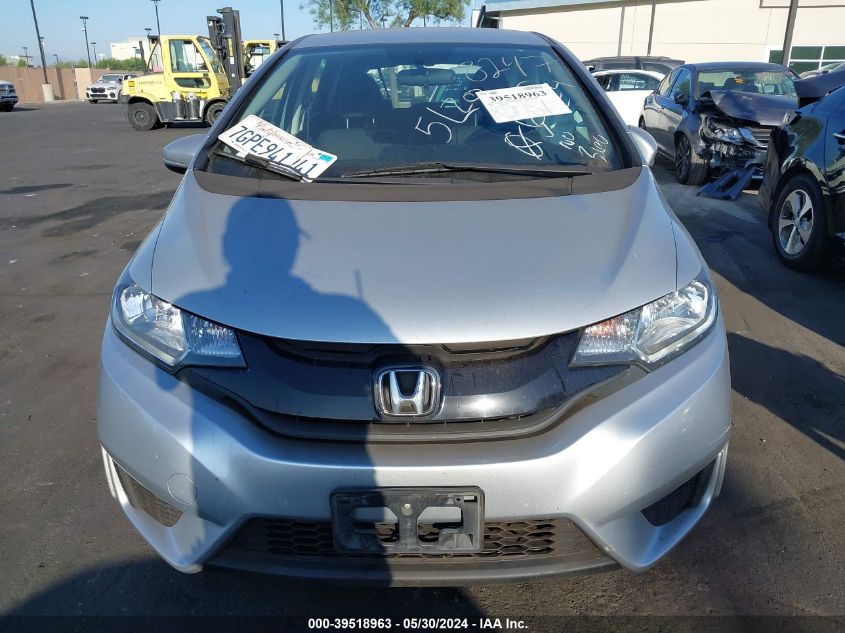 2015 Honda Fit Lx VIN: 3HGGK5H55FM728247 Lot: 39518963