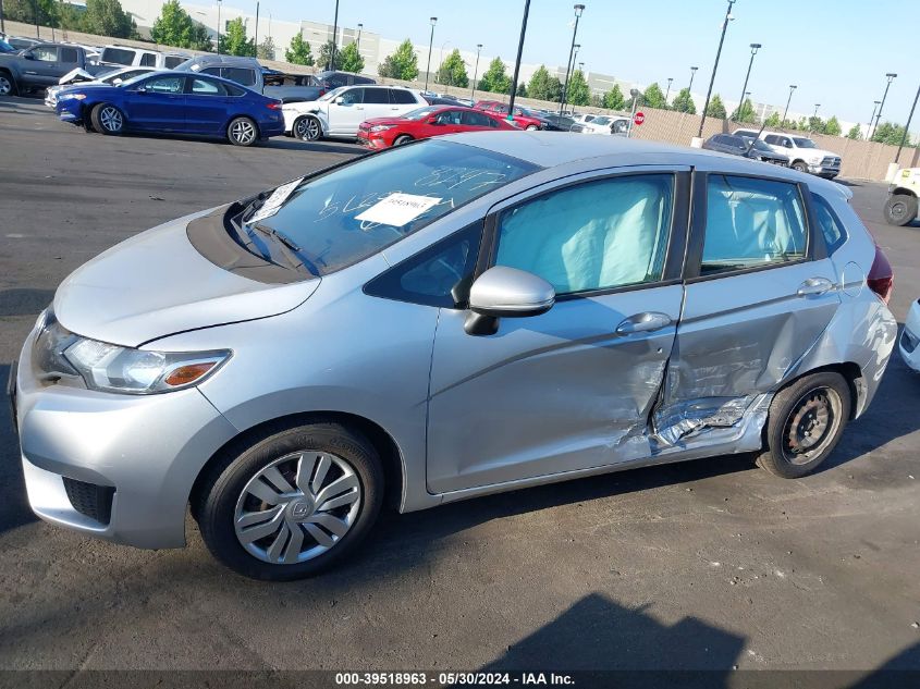 2015 Honda Fit Lx VIN: 3HGGK5H55FM728247 Lot: 39518963