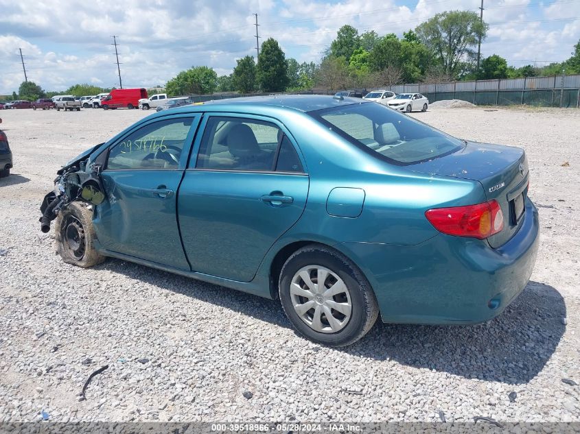 2009 Toyota Corolla Le VIN: 2T1BU40E19C137662 Lot: 39518966