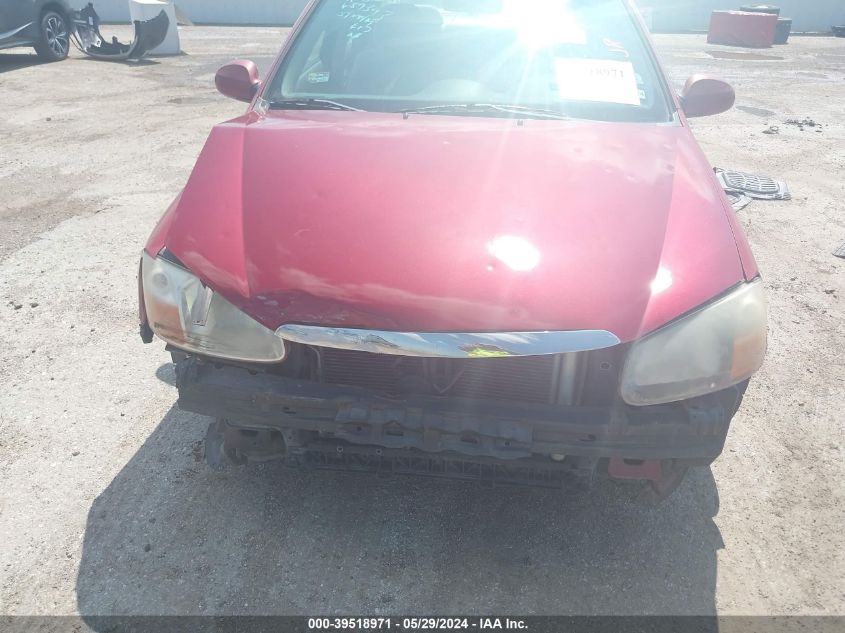 2008 Kia Spectra Ex VIN: KNAFE121985581940 Lot: 39518971