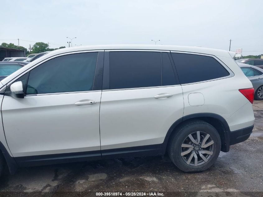 2019 Honda Pilot Ex-L VIN: 5FNYF6H55KB081845 Lot: 39518974