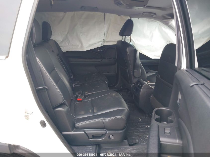 2019 Honda Pilot Ex-L VIN: 5FNYF6H55KB081845 Lot: 39518974