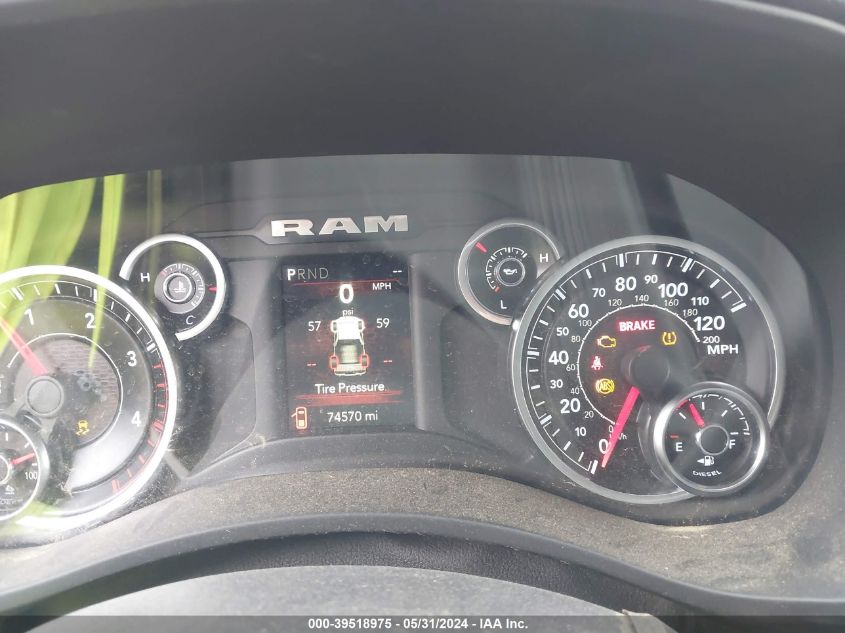 2021 Ram 2500 Big Horn 4X4 6'4 Box VIN: 3C6UR5DL8MG656206 Lot: 39518975