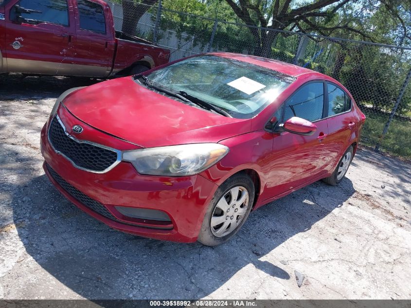 2016 Kia Forte Lx VIN: KNAFK4A65G5606824 Lot: 39518992