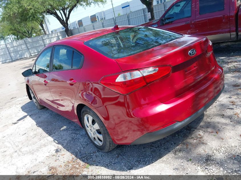 2016 Kia Forte Lx VIN: KNAFK4A65G5606824 Lot: 39518992