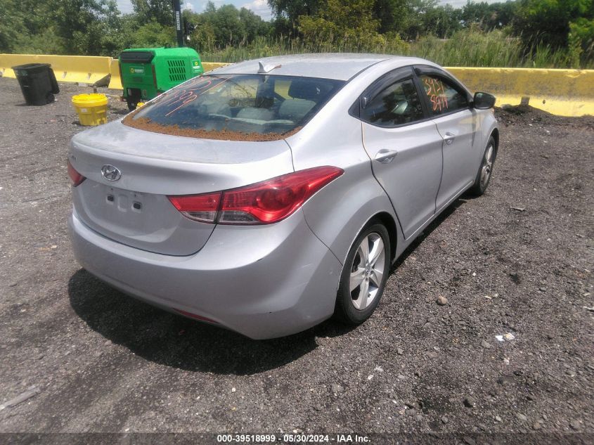 2013 Hyundai Elantra Gls VIN: KMHDH4AE0DU628615 Lot: 39518999