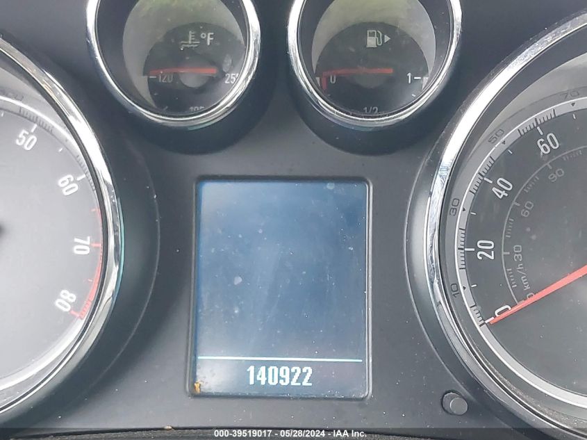 2011 Buick Regal Cxl Turbo To3 VIN: W04GX5GV3B1061097 Lot: 39519017