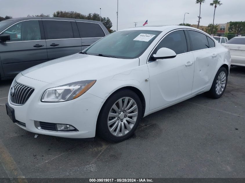 2011 Buick Regal Cxl Turbo To3 VIN: W04GX5GV3B1061097 Lot: 39519017