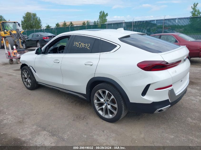 2020 BMW X6 xDrive40I VIN: 5UXCY6C06L9C52129 Lot: 39519032